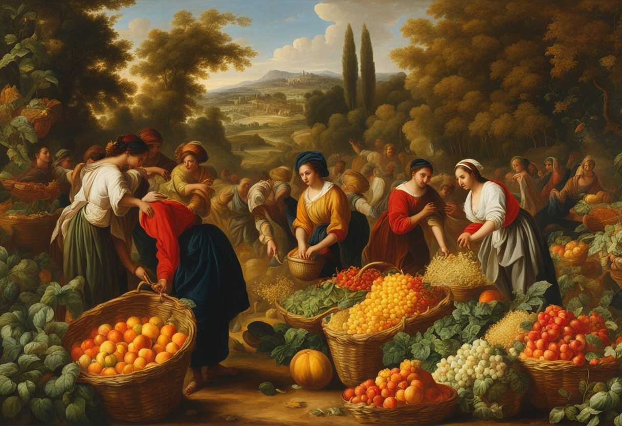 A-scene-of-a-diverse-community-joyfully-harvesting-colorful-crops-in-a-lush-bountiful-land_hbtr