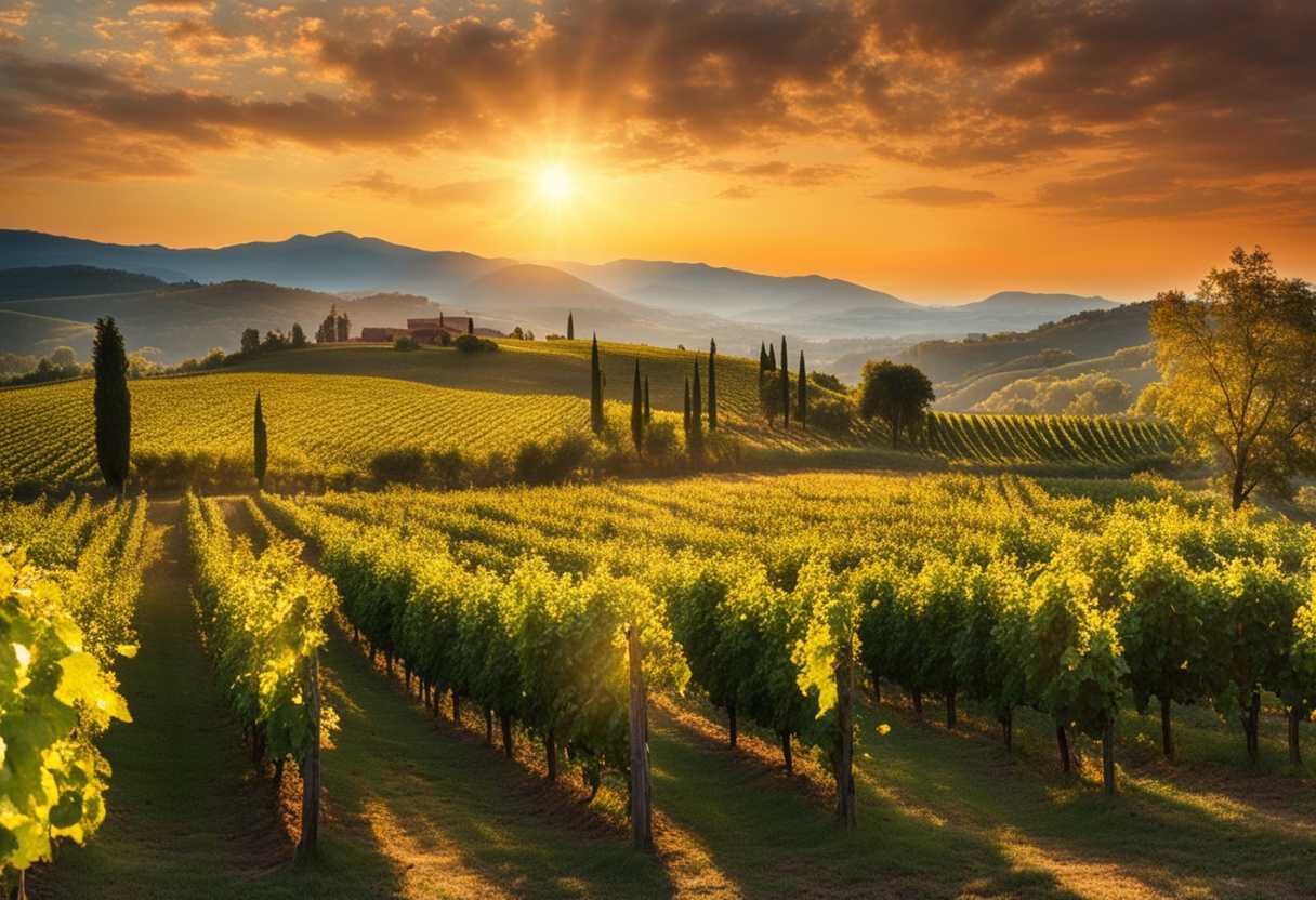 Sun-kissed-vineyard-at-golden-hour-abundant-fruits-tranquil-harvest-scene-in-timeless-beauty_zgyk