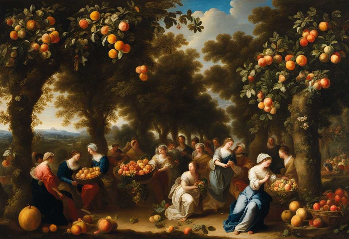 A-scene-of-a-bustling-orchard-in-full-bloom-overflowing-with-ripe-fruit-and-joyous-activity_ejfh
