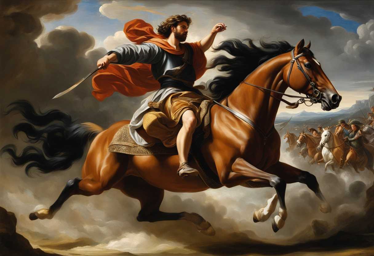 A-powerful-figure-triumphantly-leads-a-chase-enemies-falling-dynamic-lighting-enhancing-the-intens_njra
