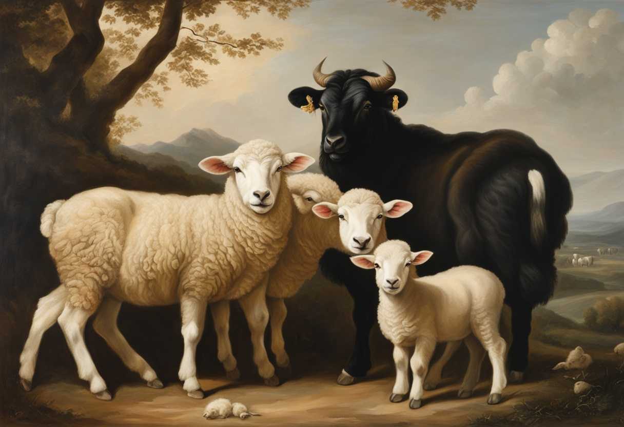 A-serene-scene-of-firstborn-ox-and-sheep-dedicated-to-the-Lord-in-peaceful-poses_kbsm