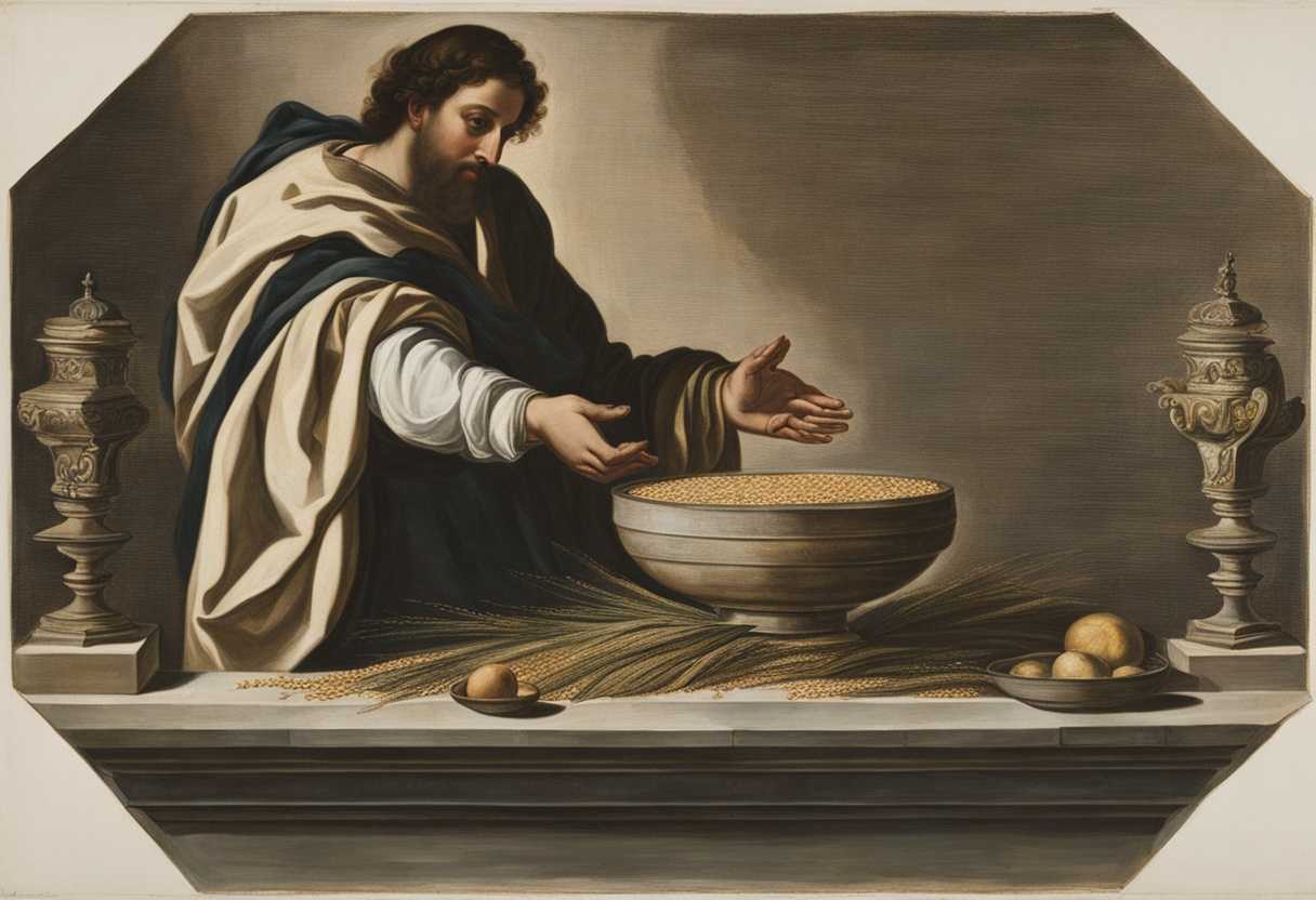 A-person-humbly-offering-grain-on-an-altar-hands-outstretched-surrounded-by-sacred-reverence_bpkz