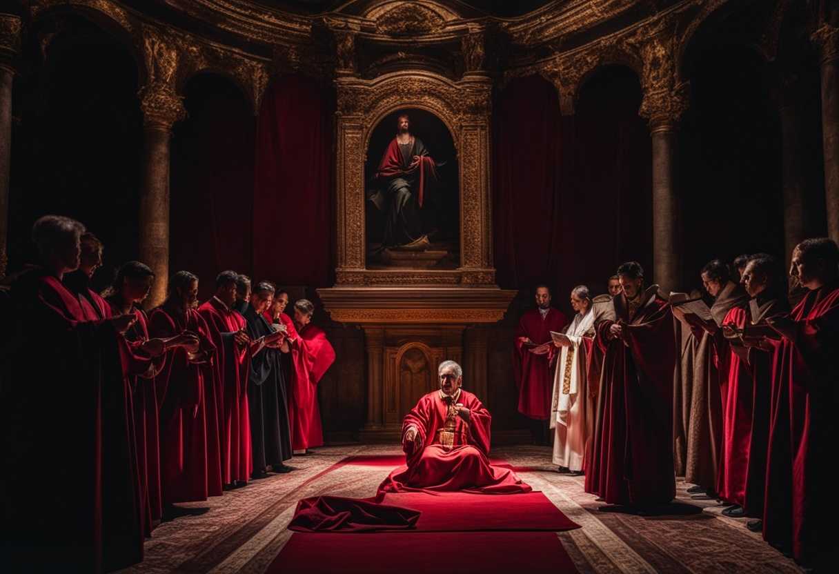 Priest-performs-blood-ritual-in-dramatic-sanctuary-with-intense-lighting-and-ceremonial-robes_qvza