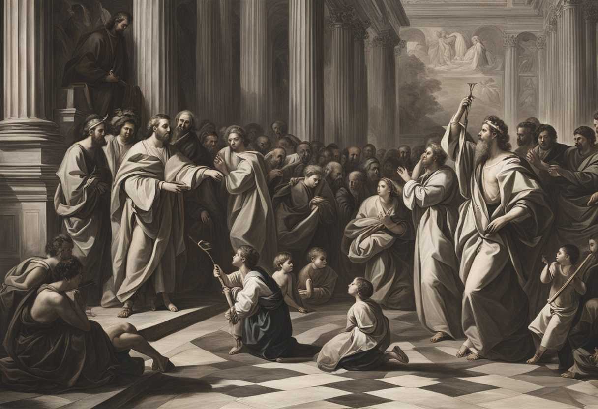 Aaron-and-his-sons-Moses-and-the-congregation-follow-divine-commands-in-a-solemn-ritual_urqr