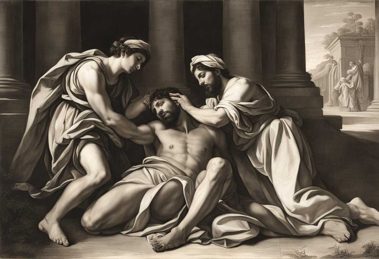 A-Samaritan-shows-compassion-to-a-wounded-man-ignored-by-others_dhhx