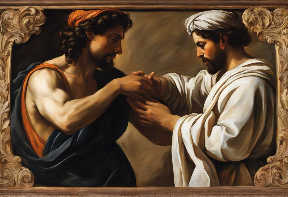 A-Samaritan-extends-a-helping-hand-to-someone-in-need-capturing-a-candid-moment-of-empathy-and-kind_msjh