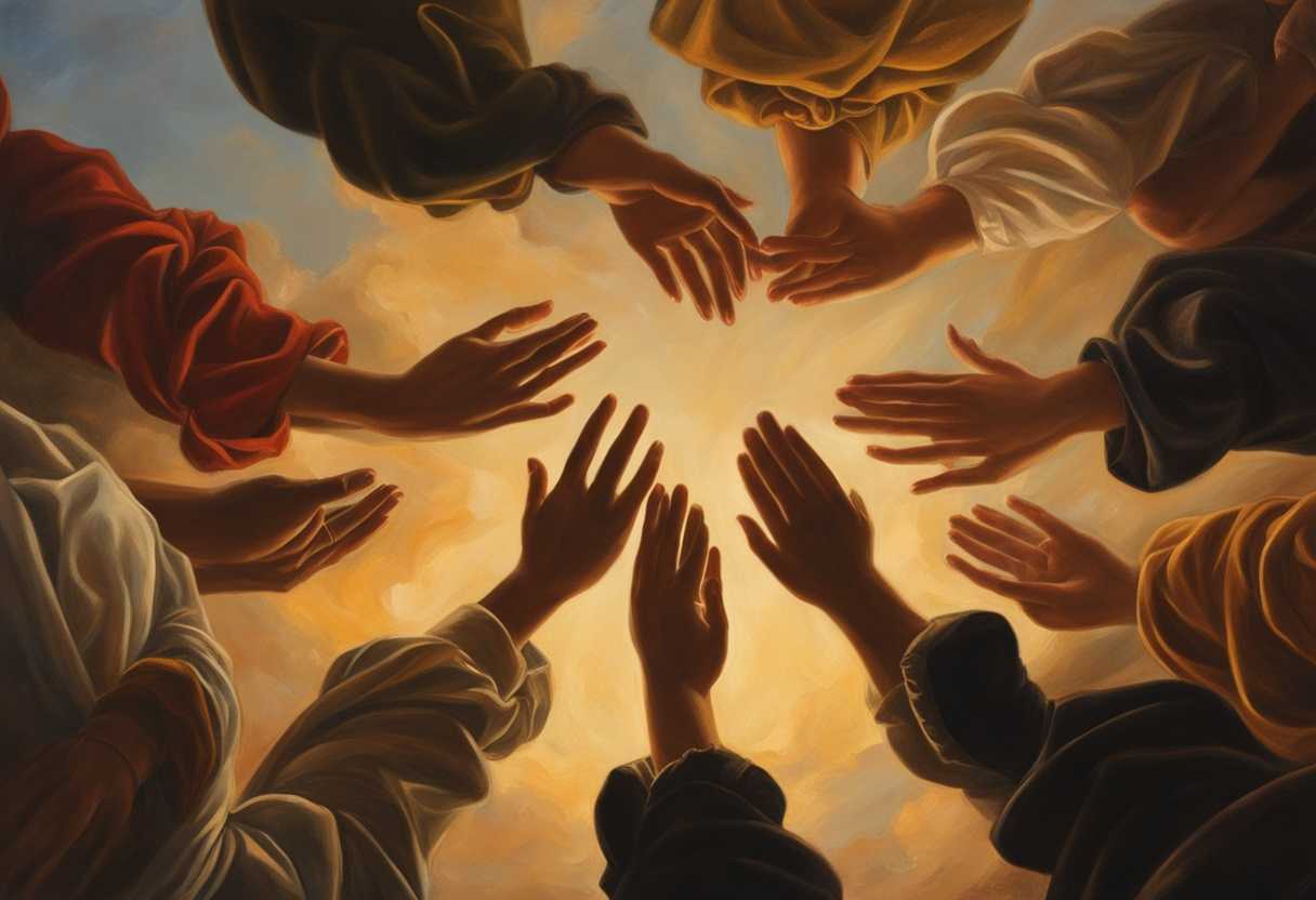 People-in-prayer-circle-at-sunset-hands-outstretched-heads-bowed-radiating-hope-and-unity_ztmn