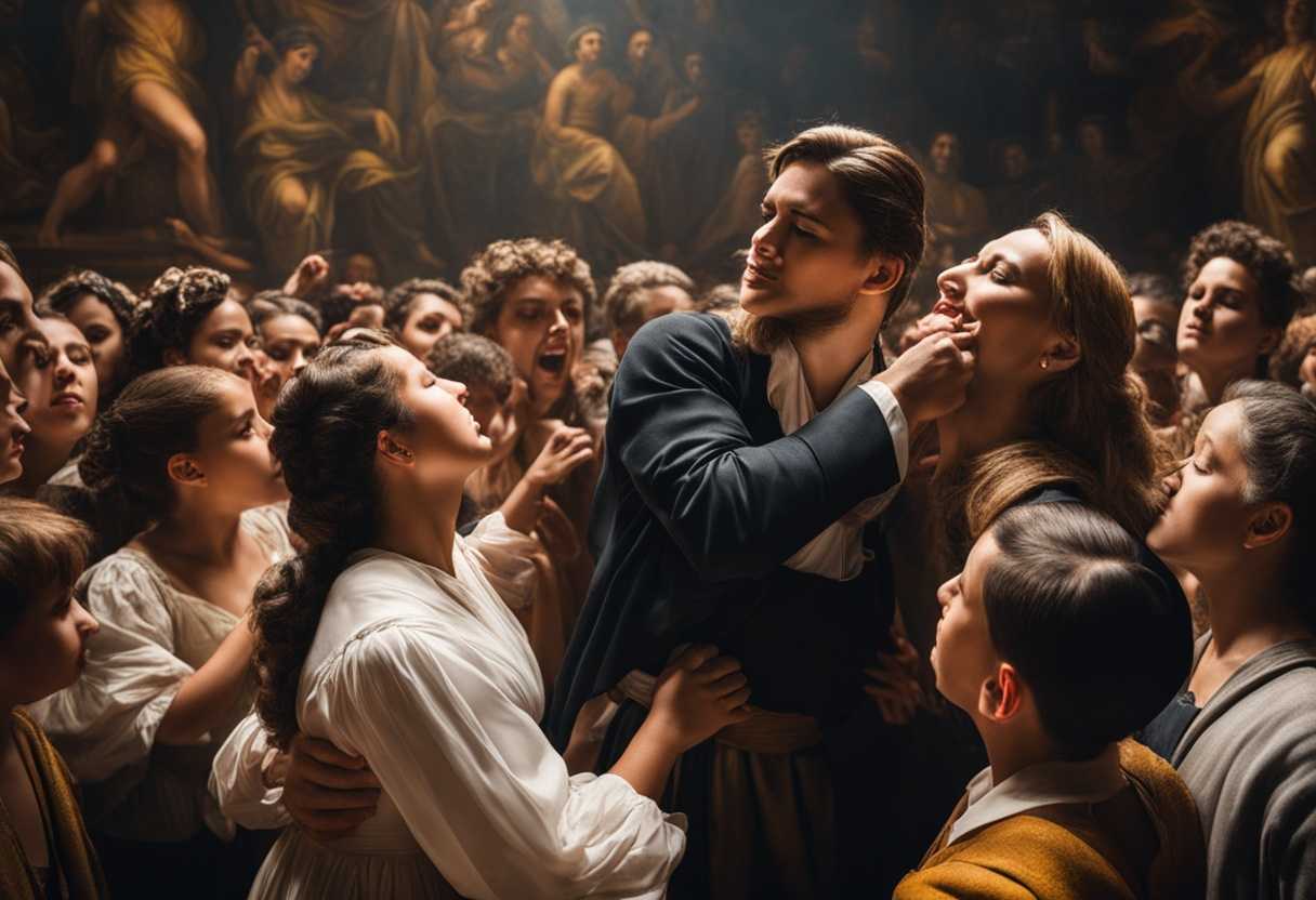 Teacher-and-student-share-emotional-moment-in-bustling-crowd-highlighted-by-dramatic-lighting_fjjp