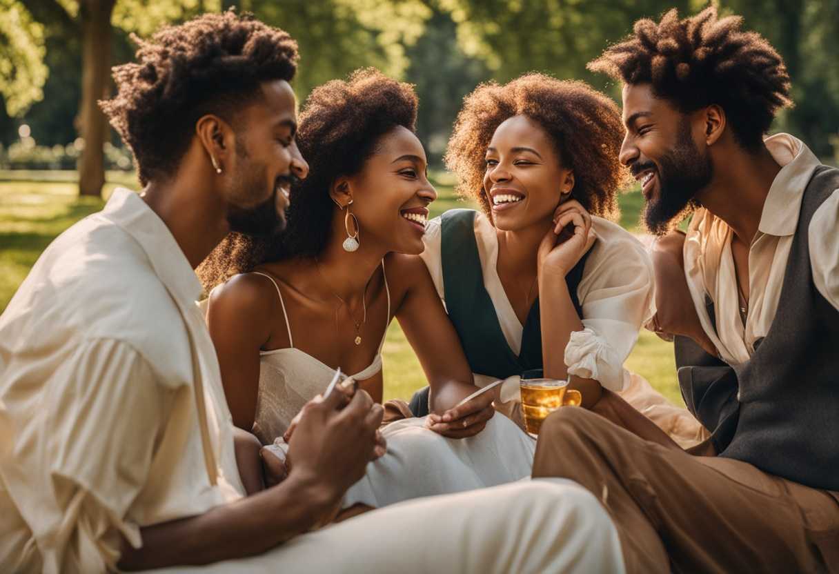 A-diverse-group-of-friends-chatting-in-a-sunny-park-sharing-stories-and-laughter_ifcg