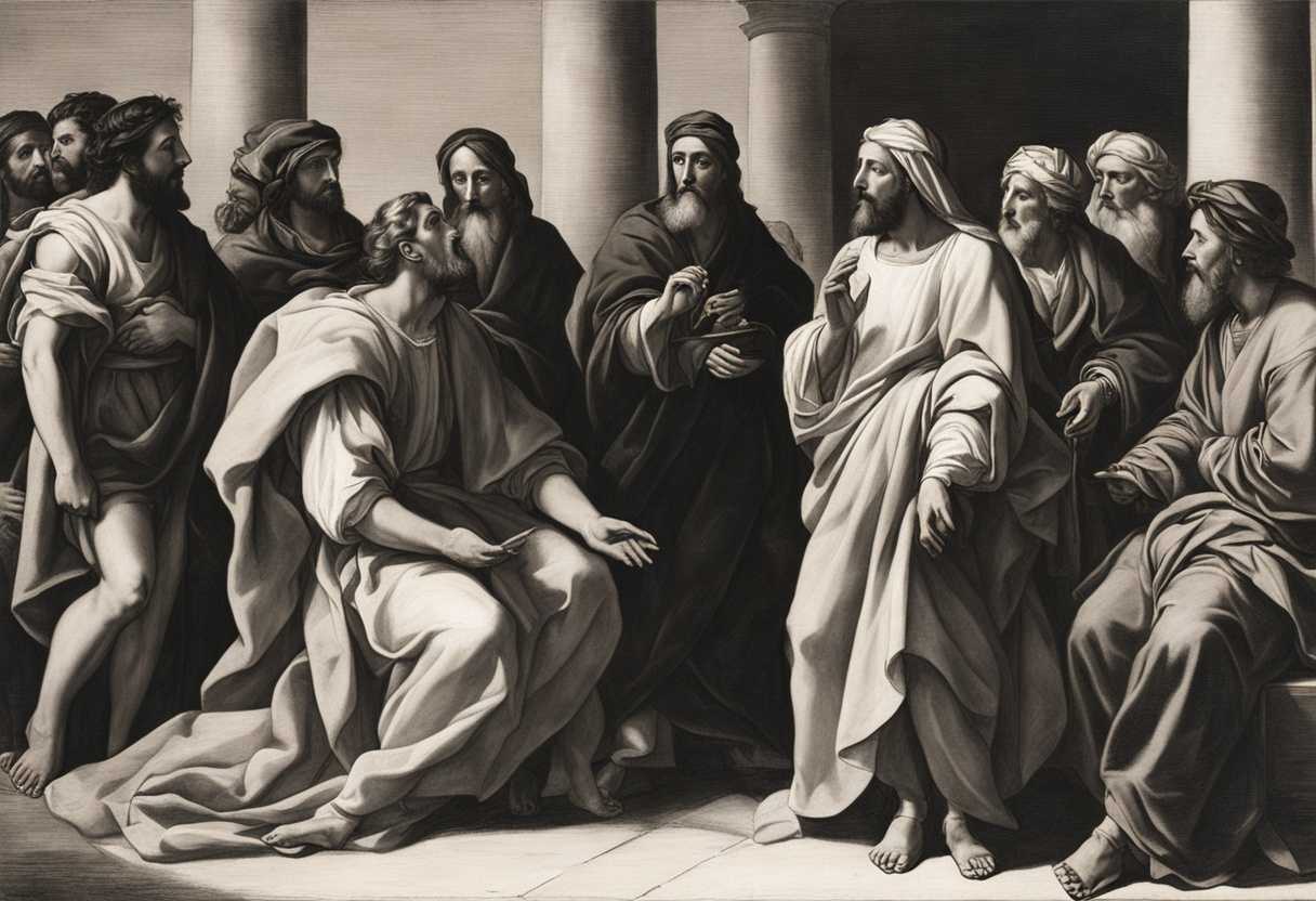 Jesus-confronts-Pharisees-over-healing-a-man-with-dropsy-teaching-humility-and-compassion_eztk
