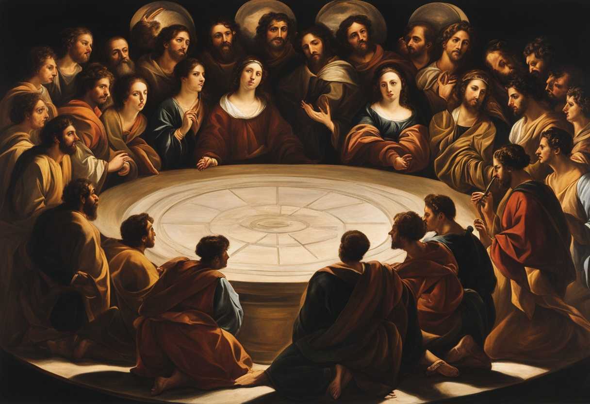 Disciples-in-a-circle-faces-aglow-with-hope-and-unity-eager-to-learn-from-their-teacher_lrxj