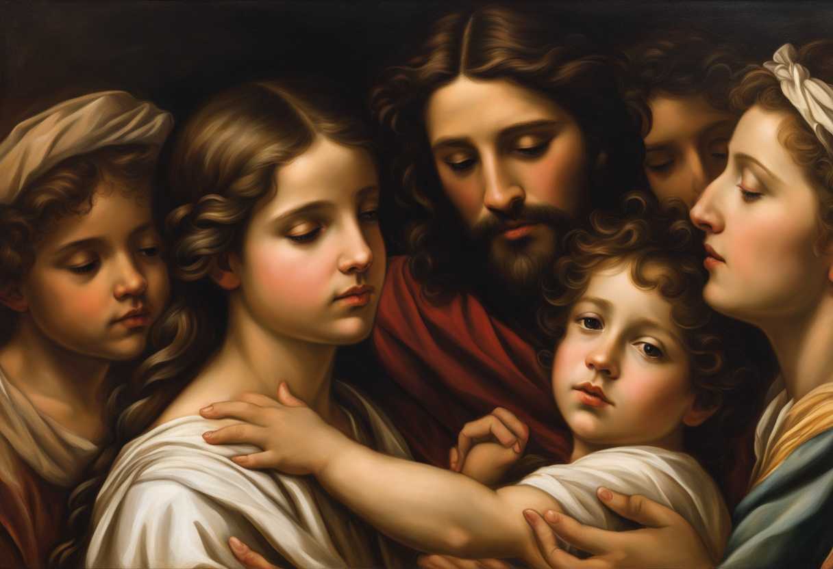 Jesus-embraces-children-disciples-watch-ruler-observes-radiating-compassion-warmth-love-and-ac_vxep