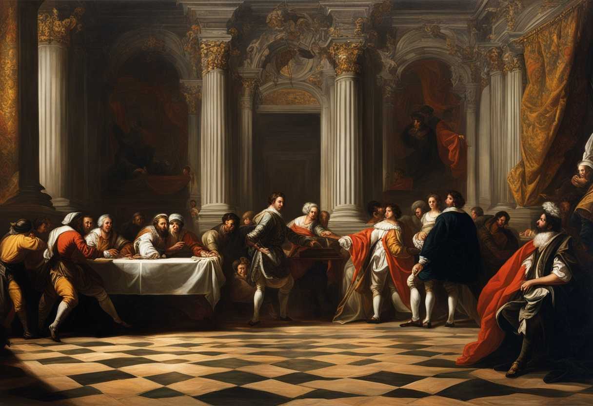 Nobleman-and-servants-captivated-in-a-grand-dramatic-tale-under-regal-lighting_gtce