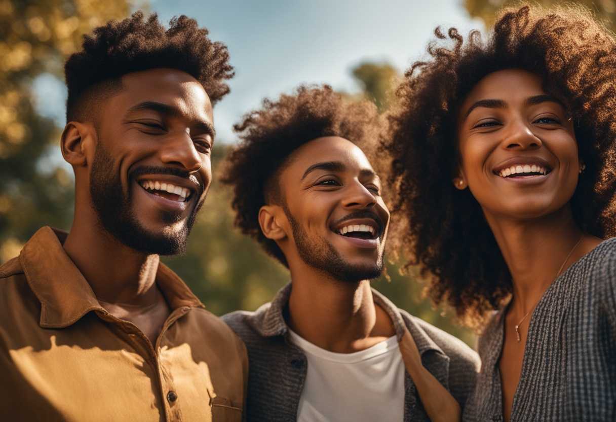 A-diverse-group-of-friends-share-a-moment-of-genuine-surprise-and-connection-in-the-sunlit-park_fkrq