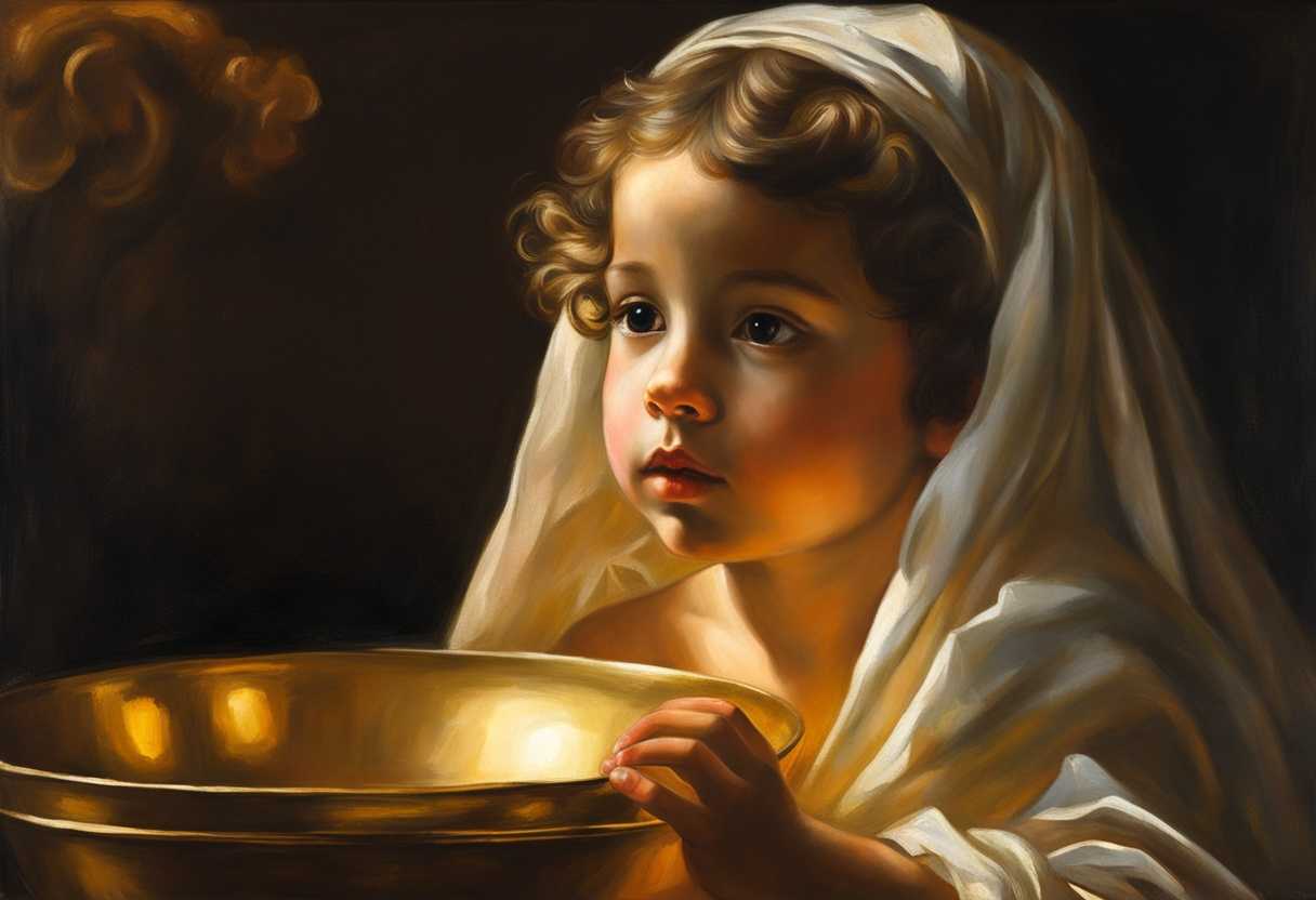 A-child-bathed-in-golden-light-captivates-an-audience-with-wonder-and-innocence_szsa