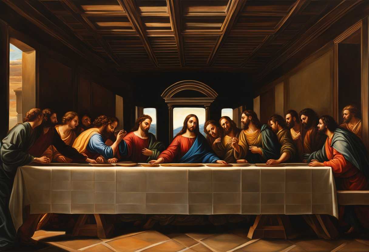 A-solemn-Last-Supper-painting-with-Jesus-and-apostles-in-warm-intimate-setting_dxkh