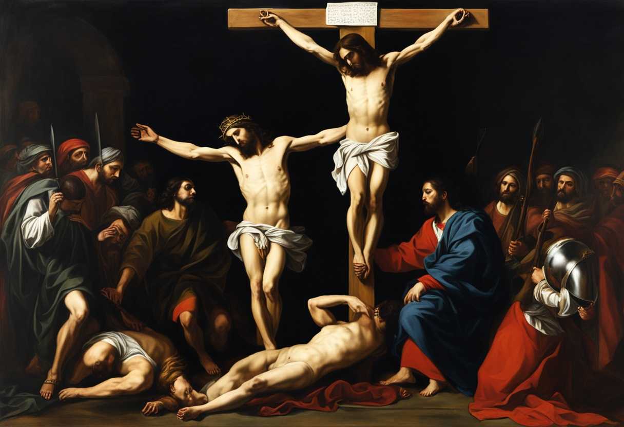 A-somber-crucifixion-scene-at-The-Skull-Jesus-criminals-mockers-soldiers-rulers-forgiveness_tsgq