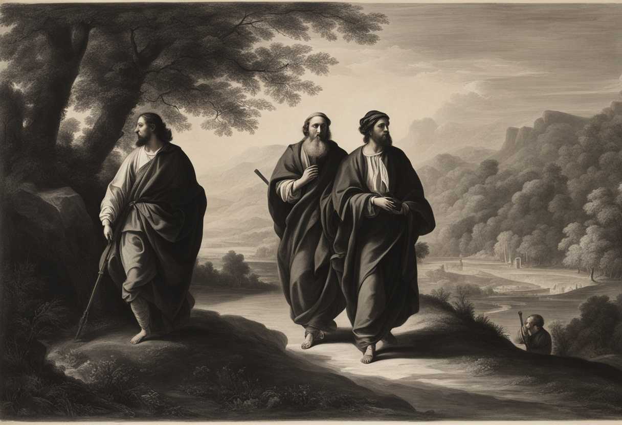Two-figures-walk-to-Emmaus-deep-in-conversation-as-a-mysterious-ethereal-presence-approaches_yyhn