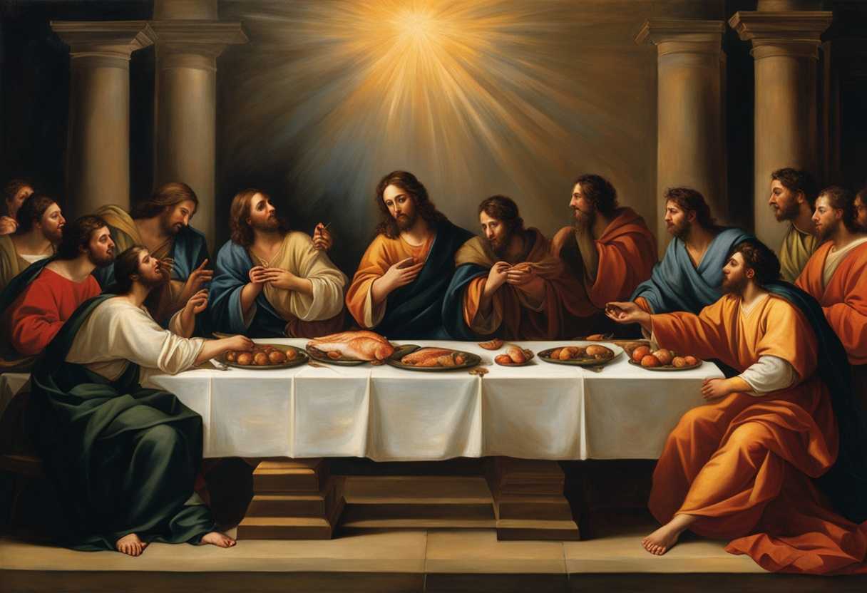 Jesus-and-disciples-share-broiled-fish-revealing-emotions-disbelief-and-awe-inspiring-interaction_btdf