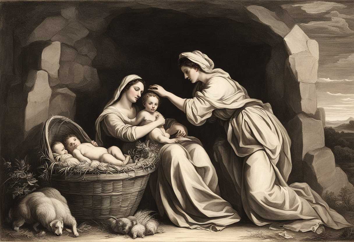 A-mother-and-her-firstborn-son-in-a-humble-manger-visited-by-shepherds-and-an-angel_gsaw