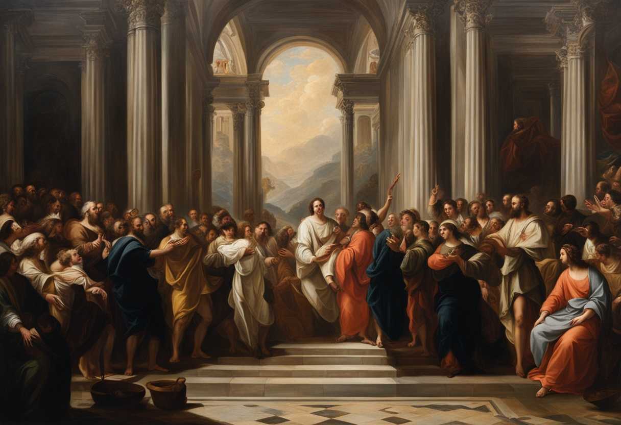 A-speaker-addresses-a-crowd-gathered-for-baptism-evoking-intense-emotion-and-powerful-connection_cued