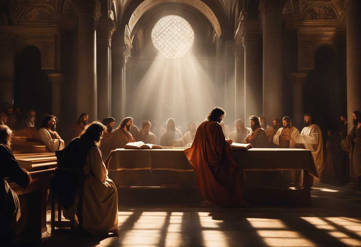 Jesus-reading-ancient-scripture-in-a-synagogue-casting-shadows-with-intense-light-spiritual-depth_zyik