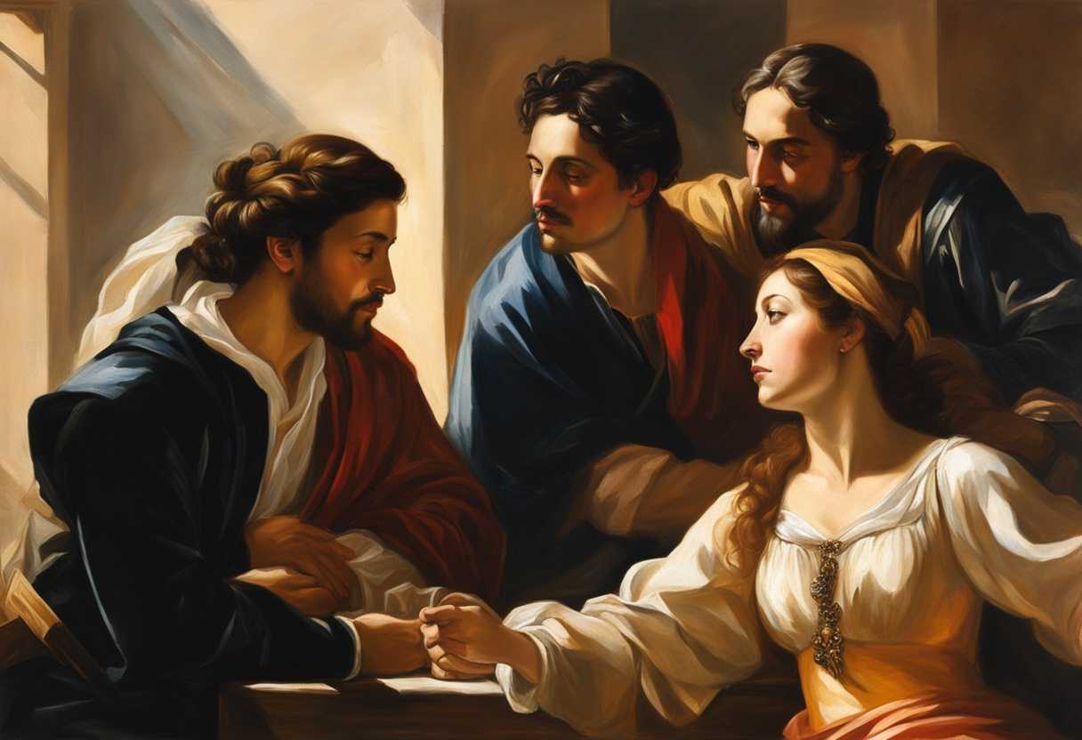 A-diverse-group-of-people-in-deep-conversation-bathed-in-sunlight-showing-unity-and-compassion_pdnx