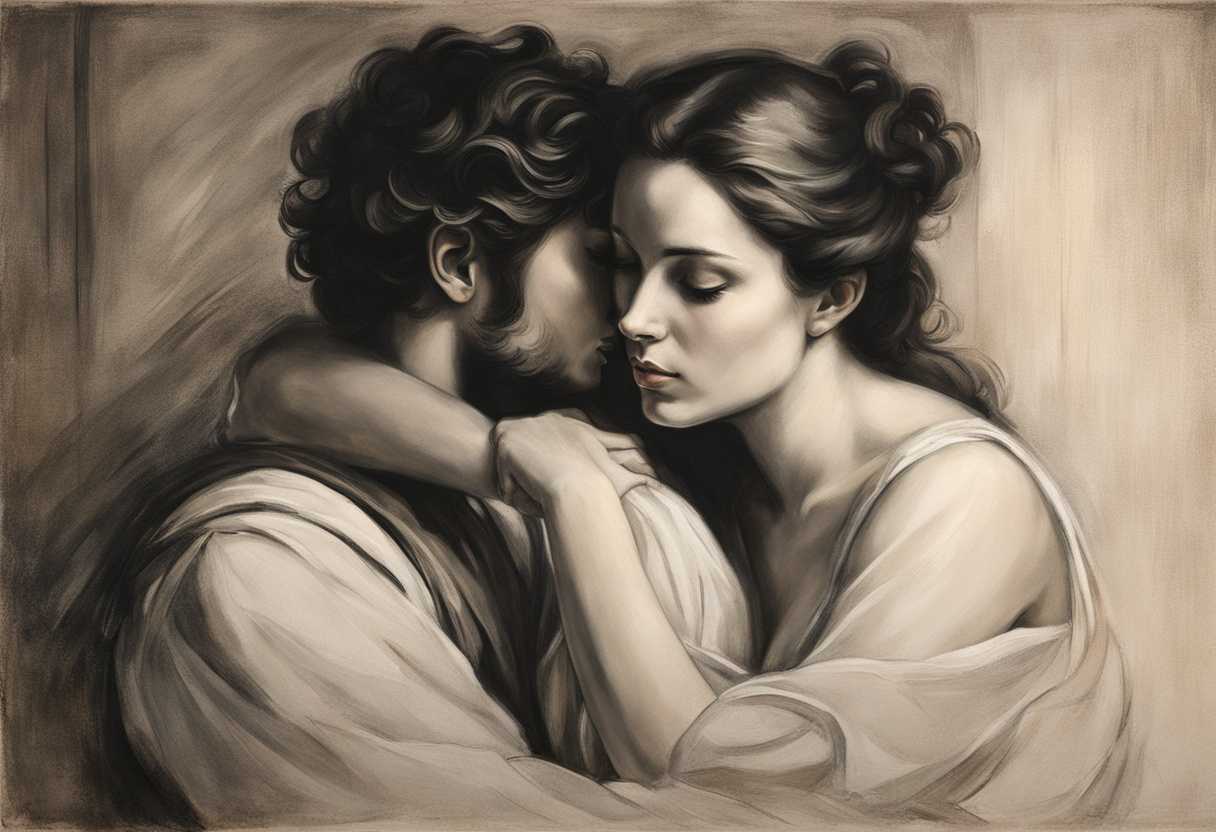 A-couple-embraces-in-a-dimly-lit-room-sharing-a-moment-of-profound-connection-and-understanding_cvjl