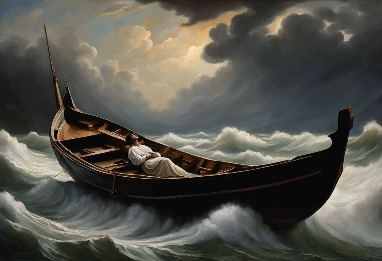A-person-peacefully-sleeps-on-a-boat-amidst-turbulent-waters-waves-crashing-and-a-dramatic-sky_fzrh