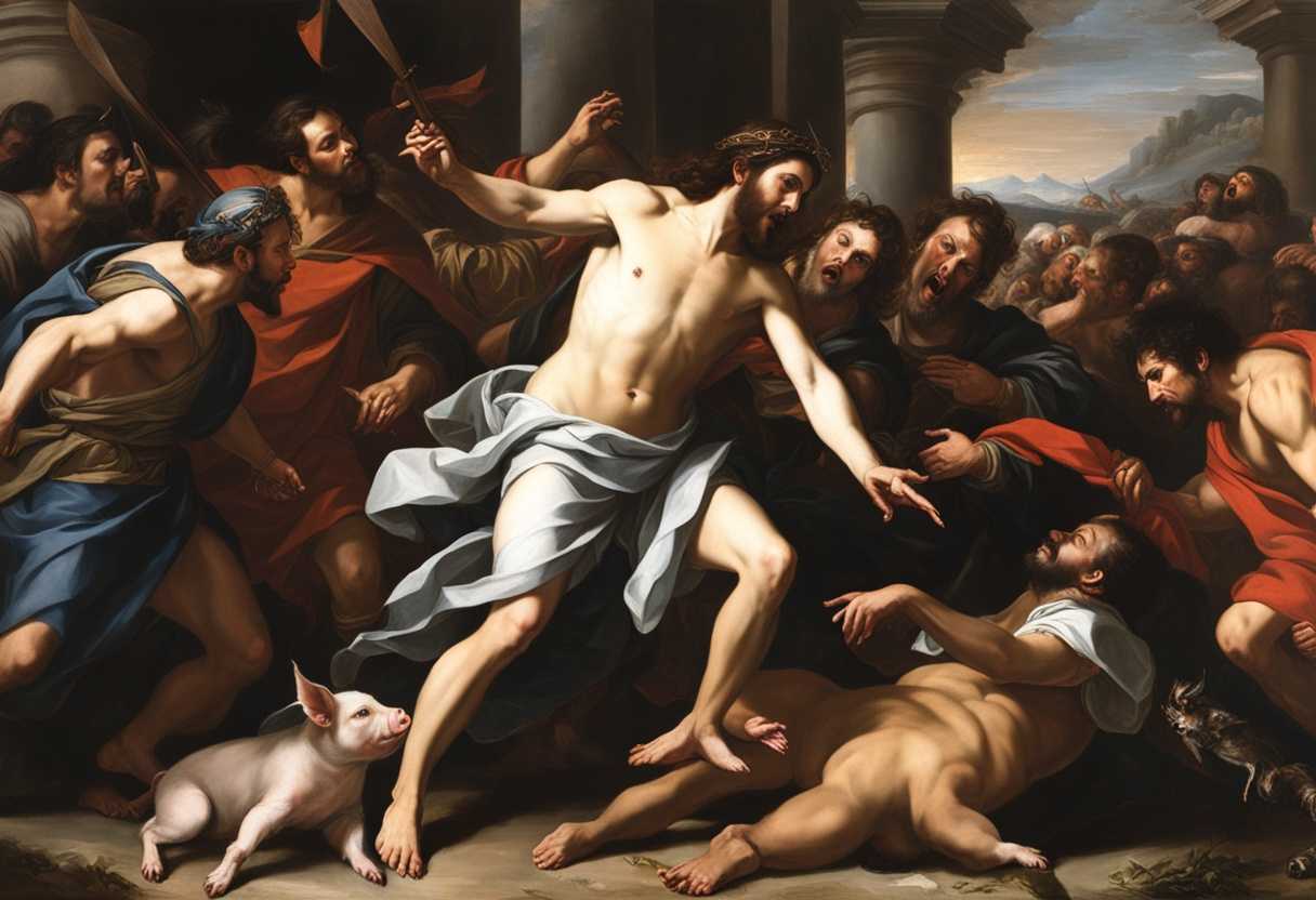 Jesus-faces-possessed-man-pigs-and-chaos-in-intense-battle-of-good-versus-evil_pjua