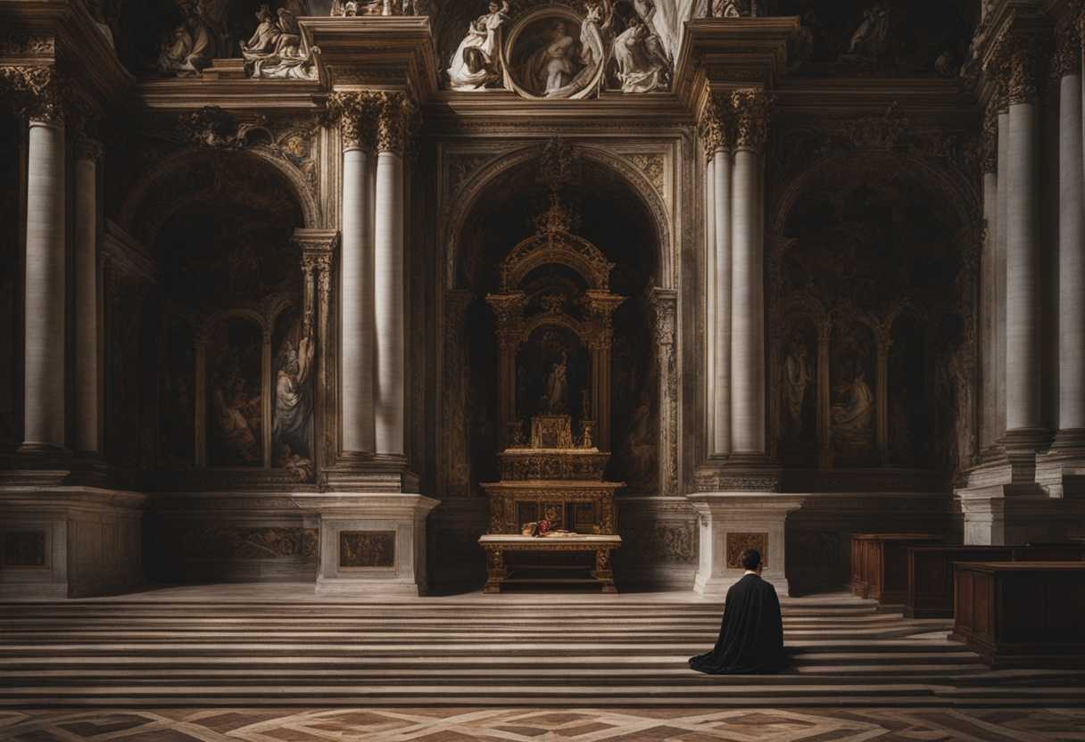 A-person-kneels-before-a-grand-altar-tears-flowing-pleading-for-divine-intervention_xrri
