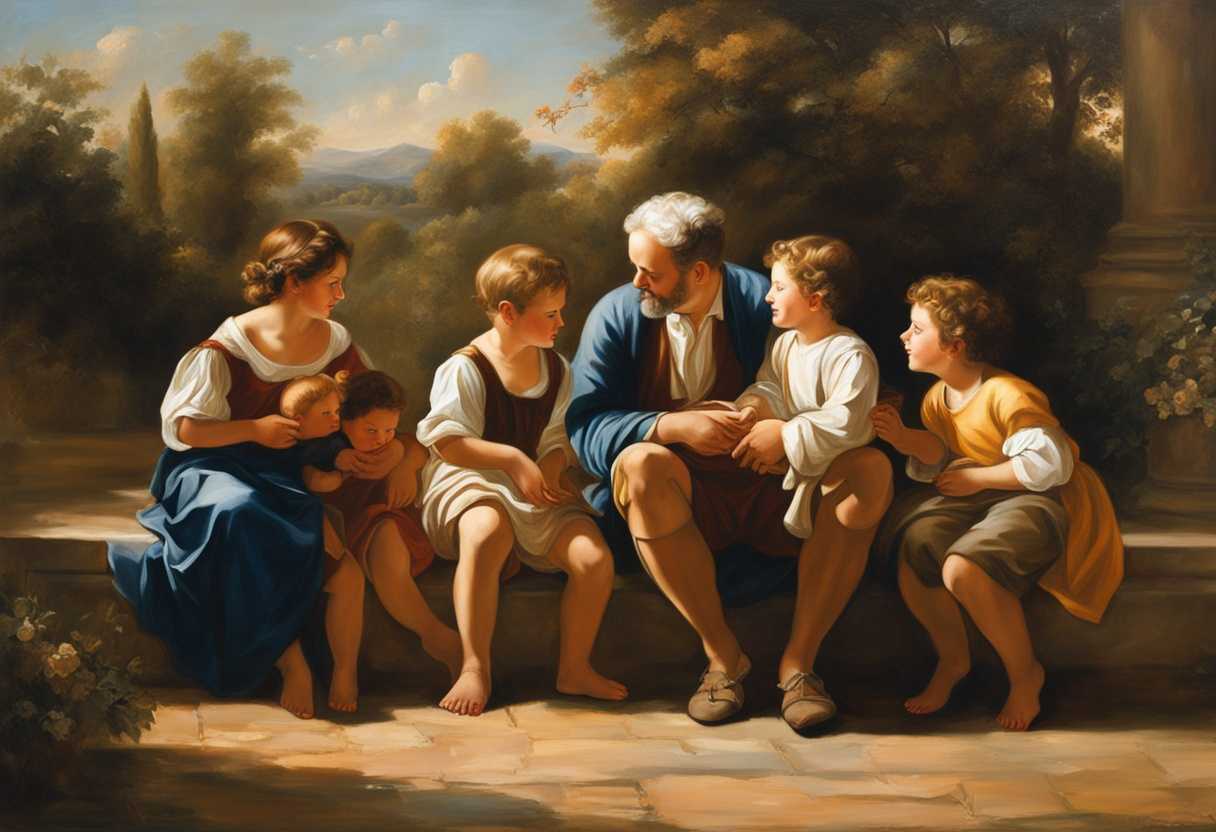 A-father-and-his-children-share-a-loving-joyful-moment-in-warm-timeless-light_fezw