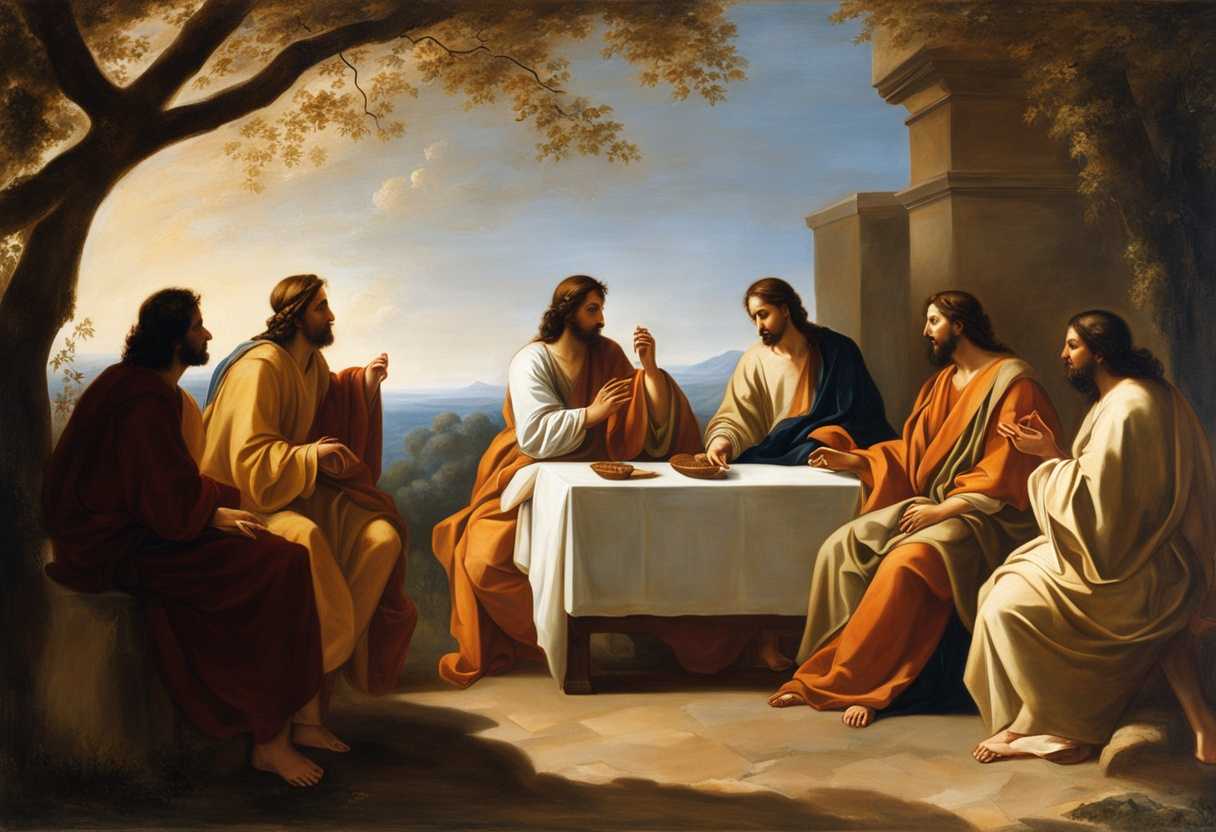 Jesus-and-disciples-in-deep-discussion-bathed-in-warm-sunlight-creating-a-serene-spiritual-moment_uarb