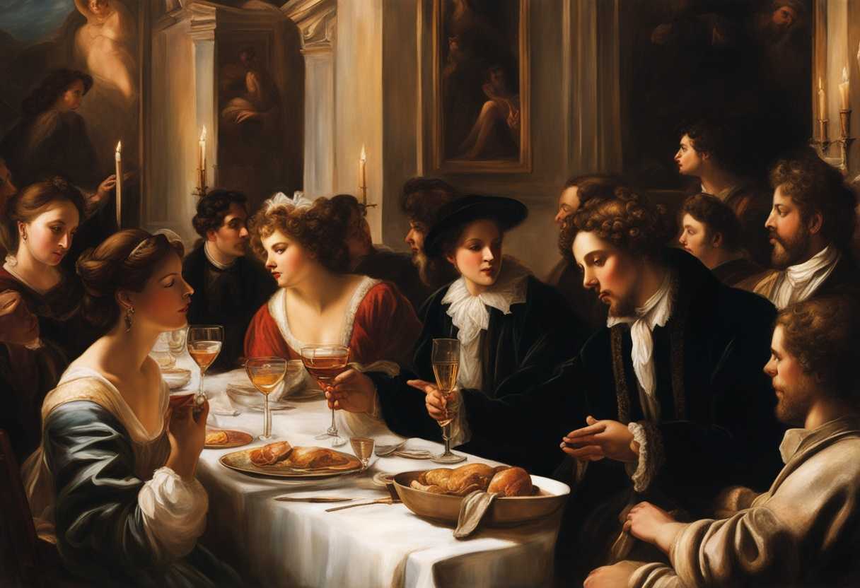 Intimate-dinner-gathering-people-conversing-warmly-bathed-in-soft-light-fostering-connection-and-_trqy