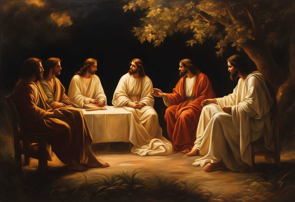 Jesus-and-disciples-in-sunset-glow-sharing-timeless-wisdom-in-serene-nature-spiritual-connection_wfeq