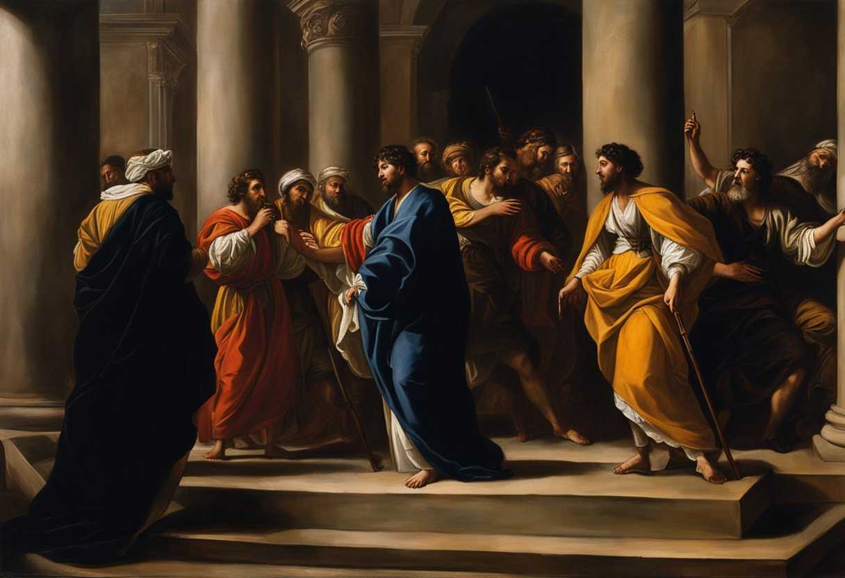Tense-confrontation-frozen-in-time-Pharisees-and-Herodians-in-calculated-poses-dramatic-lighting_jyau