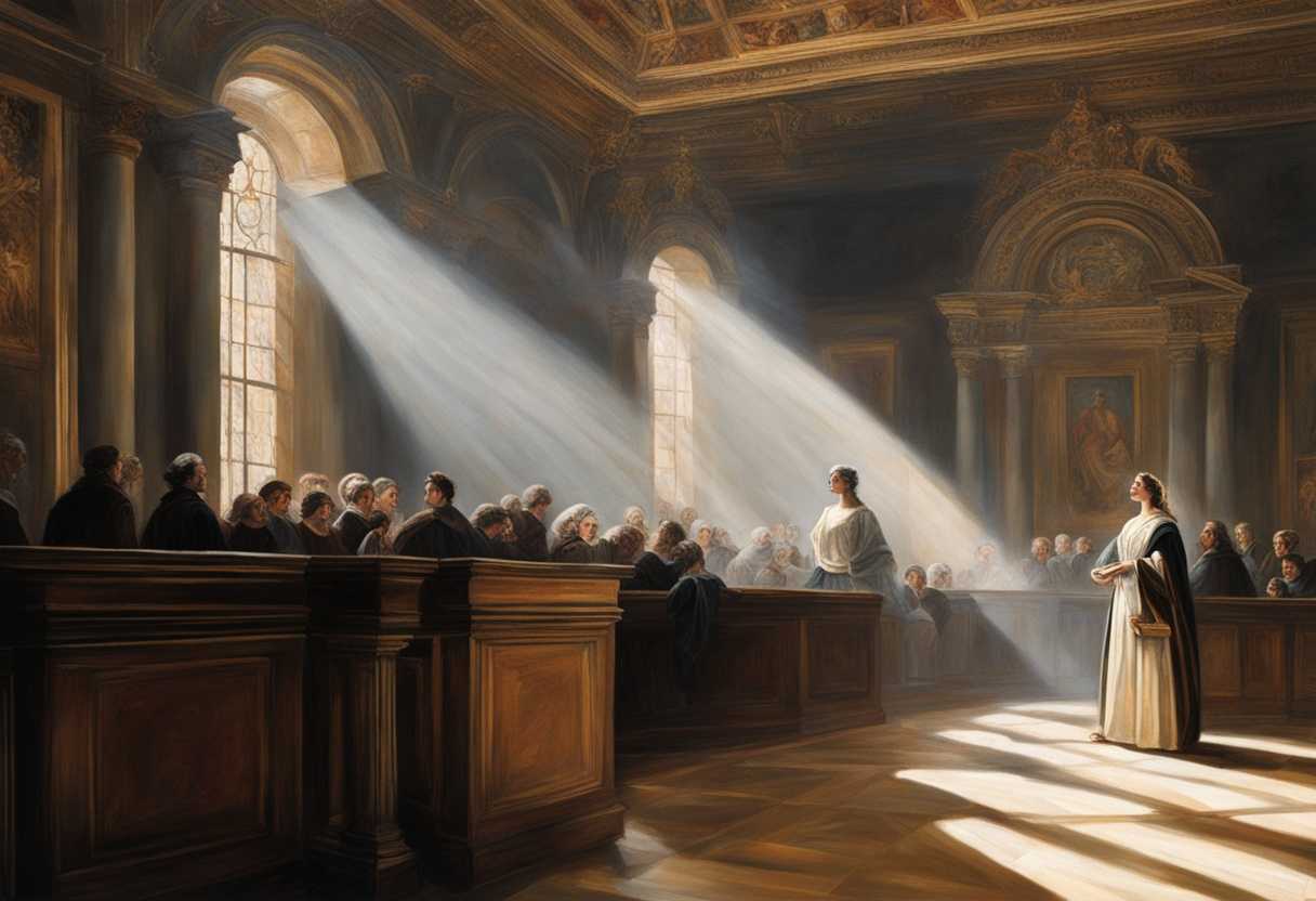 A-person-stands-trial-in-a-solemn-court-guided-by-ethereal-light-and-inner-strength_zced