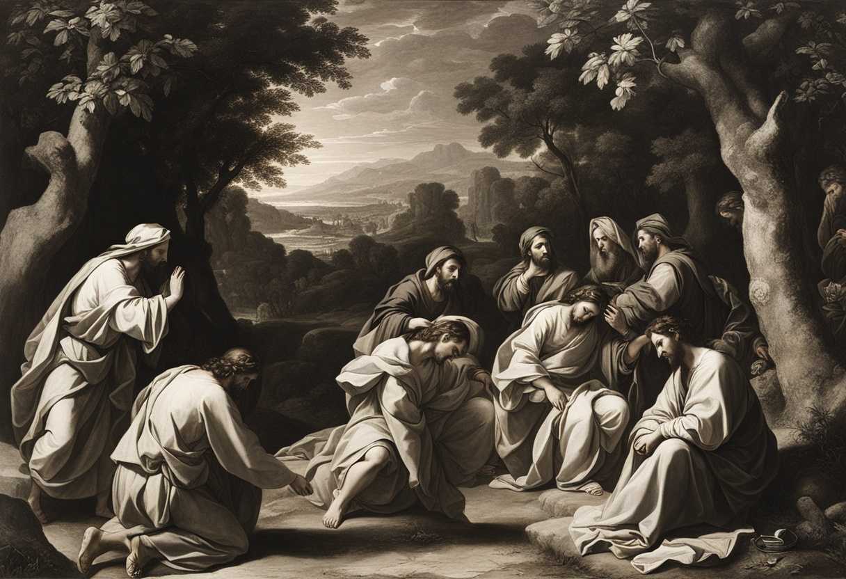 Jesus-and-disciples-in-Gethsemane-emotional-turmoil-exhaustion-betrayal-looming-inner-struggle-_uijh