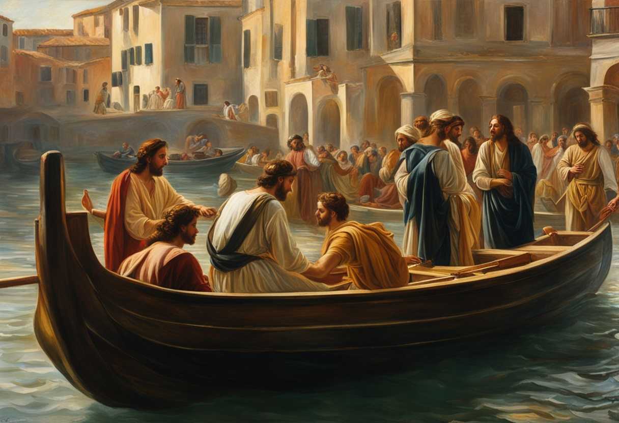 Jesus-and-disciples-calmly-preparing-a-boat-in-a-bustling-crowd-under-warm-sunlight_tnni