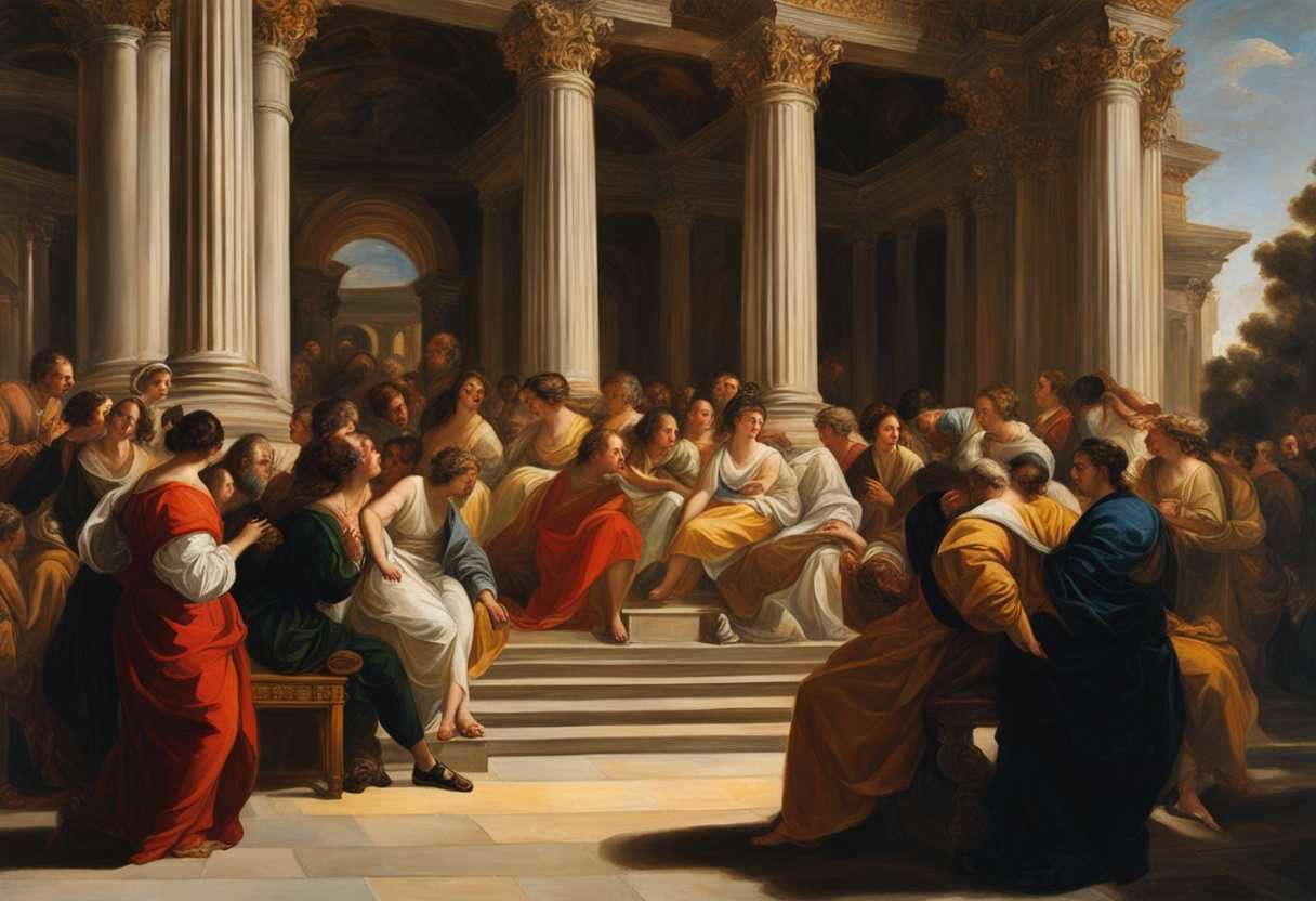 People-gathered-in-sunlight-captivated-by-speaker's-words-forming-a-harmonious-and-intimate-connec_ewqu