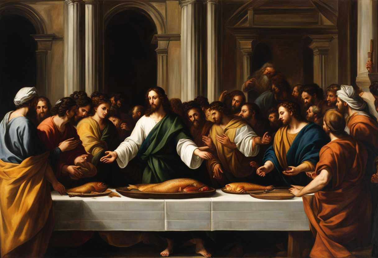 Jesus-multiplies-loaves-and-fish-disciples-distribute-crowd-watches-in-awe-and-unity_dqcc