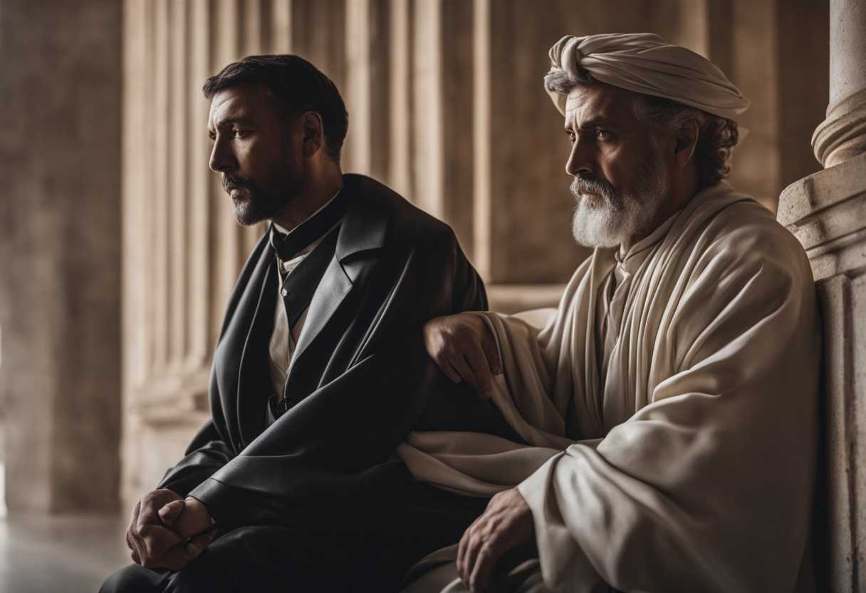 Blind-man-and-guide-share-vulnerable-moment-in-soft-light-embodying-trust-and-connection_orgb