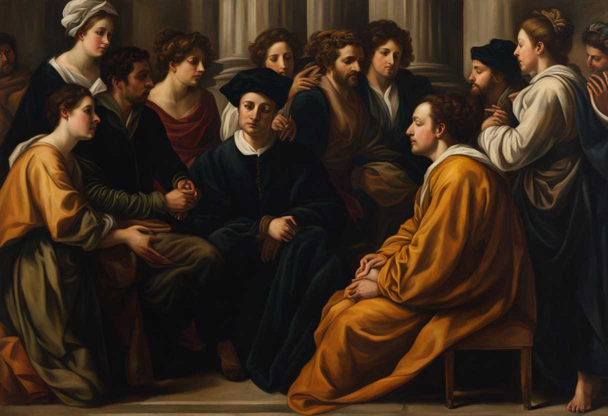 A-diverse-group-surrounds-a-man-in-deep-connection-captured-candidly-in-a-contemplative-moment_vxhu