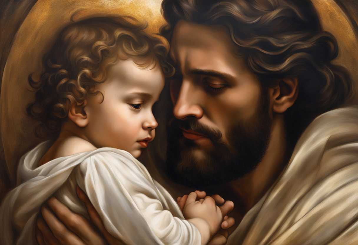 Emotional-religious-scene-Jesus-father-and-child-share-plea-compassion-reassurance-intense-gaz_efup