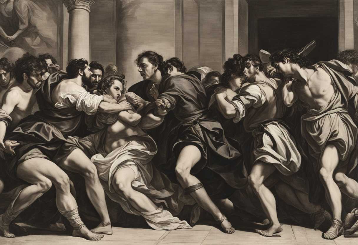 A-group-of-individuals-in-a-heated-confrontation-showcasing-betrayal-struggle-and-raw-emotions_uofg