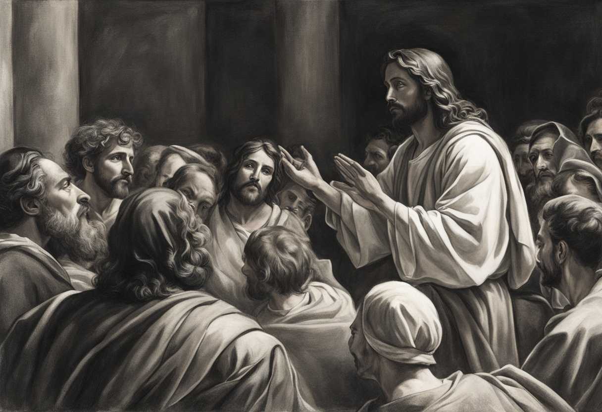 Jesus-speaks-to-a-captivated-crowd-his-solemn-expression-and-intense-gestures-drawing-in-curious-li_kddw