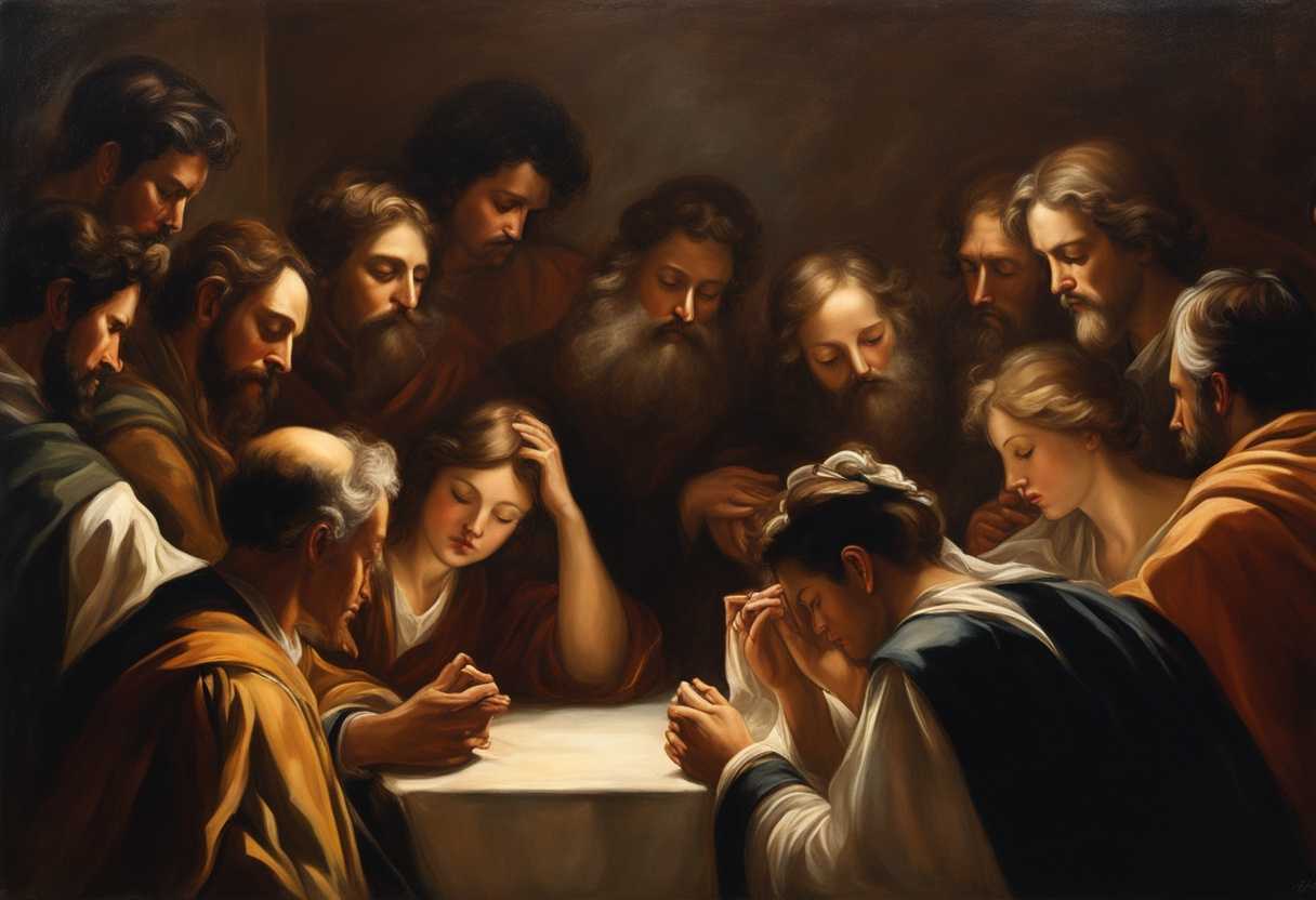 People-in-a-circle-heads-bowed-in-prayer-warm-light-unity-reverence-spiritual-connection_gadh