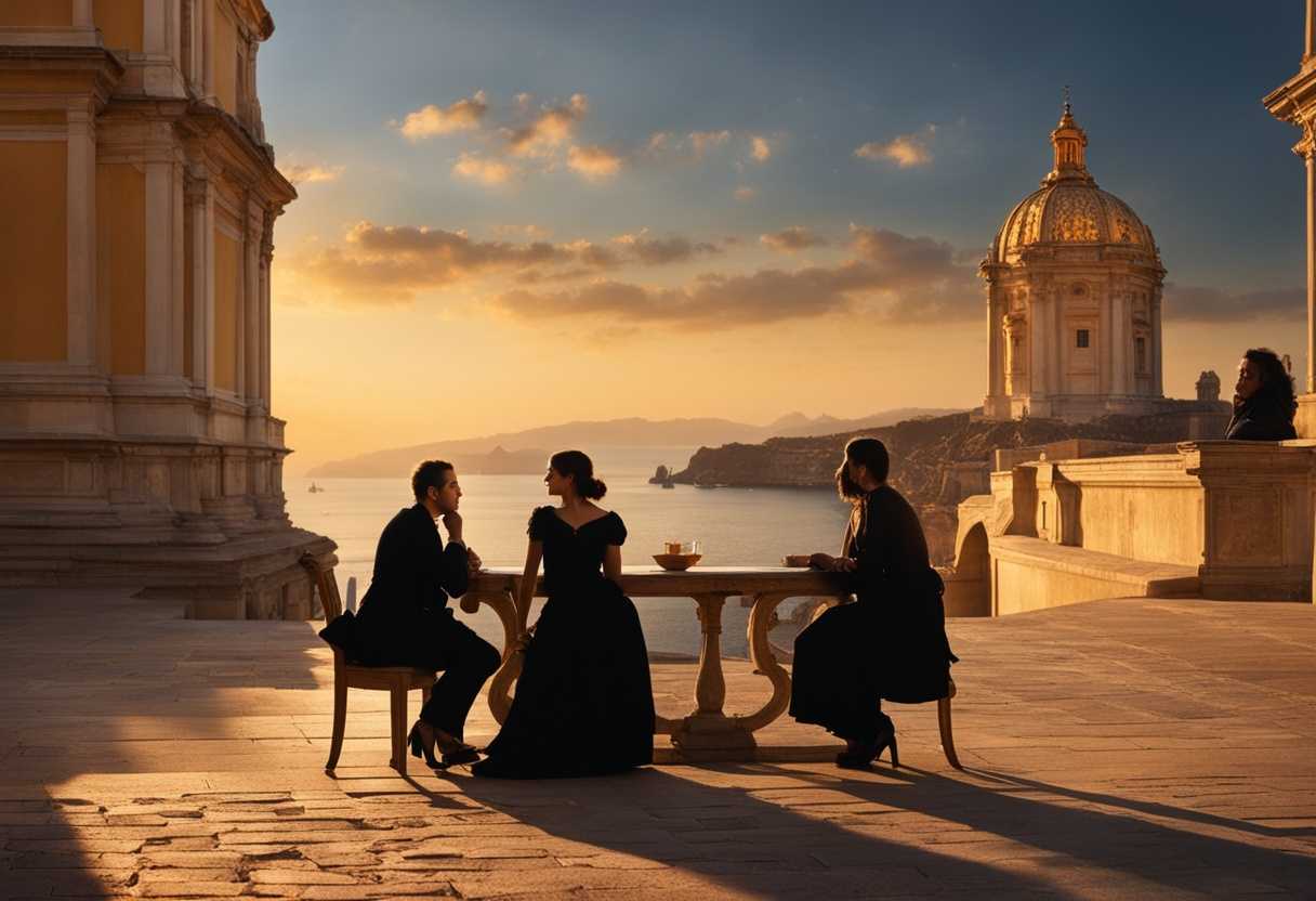 People-in-deep-conversation-at-sunset-candid-poses-golden-light-balanced-composition-evoking-tim_fame