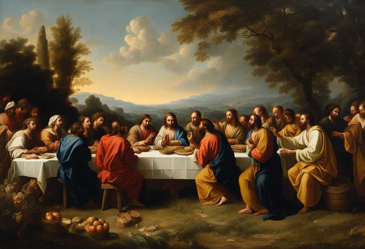 Jesus-and-disciples-feed-a-great-crowd-with-miraculous-meal-in-grassy-field-inspiring-awe_wsgk