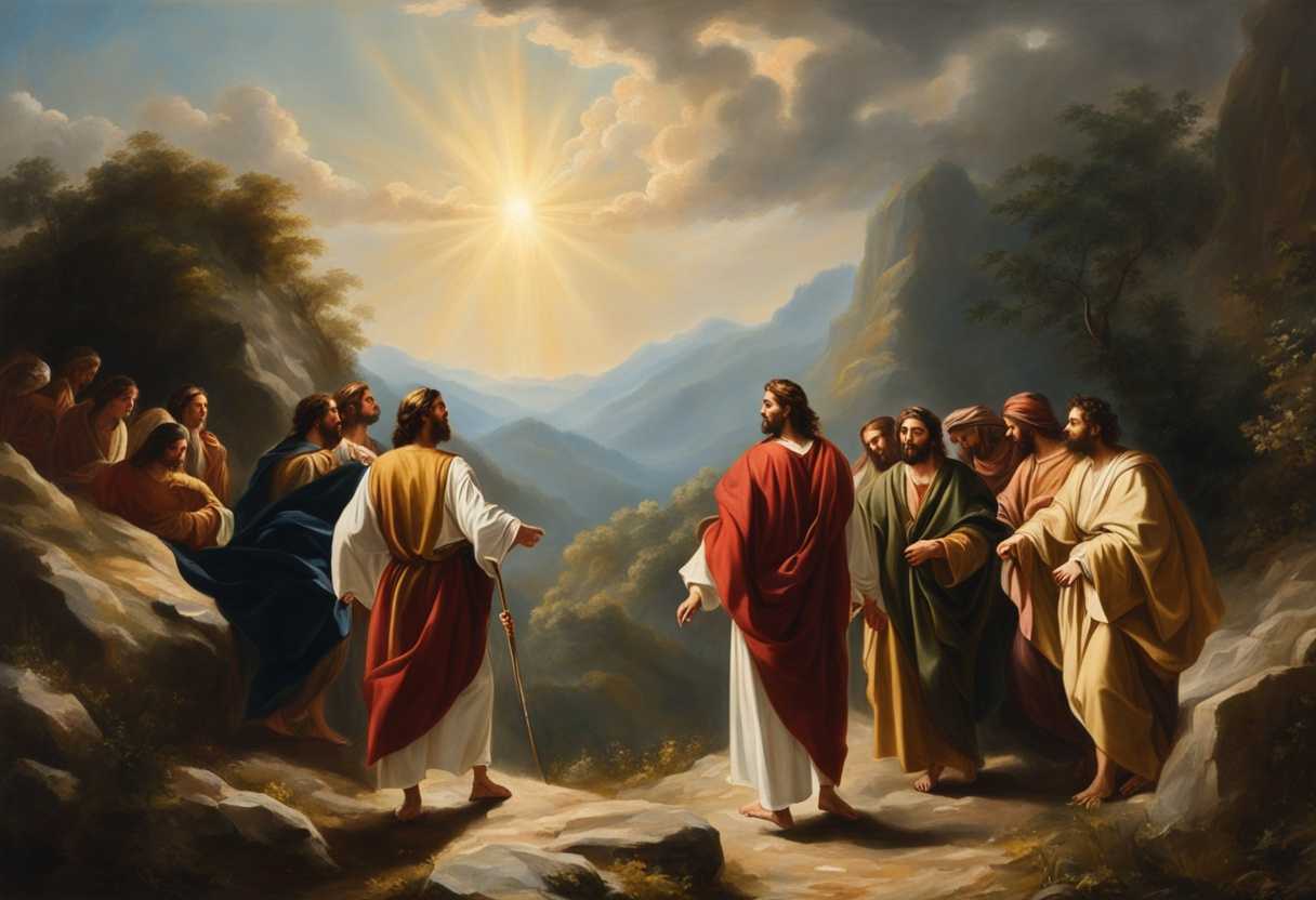 Jesus-leads-disciples-down-mountain-disciples-in-awe-sunlight-illuminating-path-reverence-and-cur_mjmx